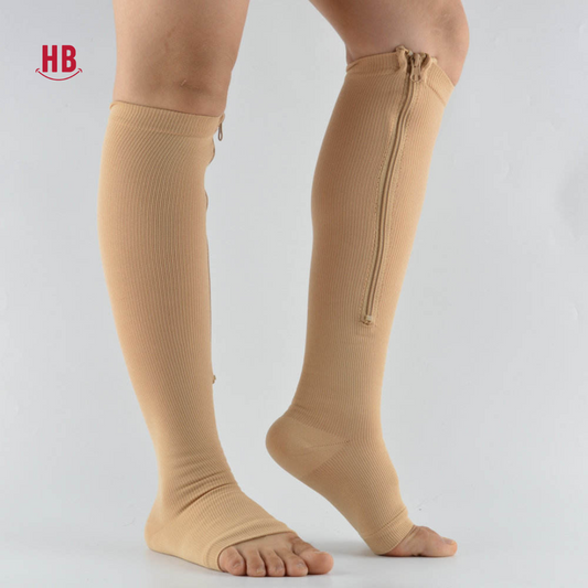 Zipper Compression Socks
