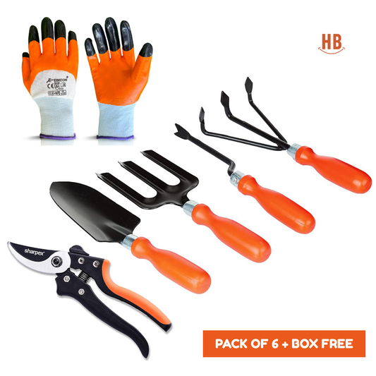 Happiness 6 in 1 Garden Tools
